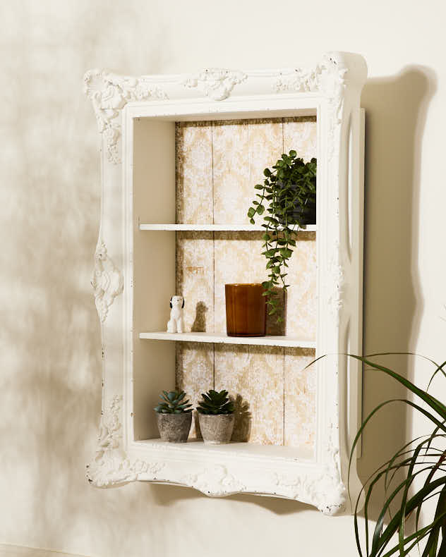 Gatelia Vintage Style Wall Shelf