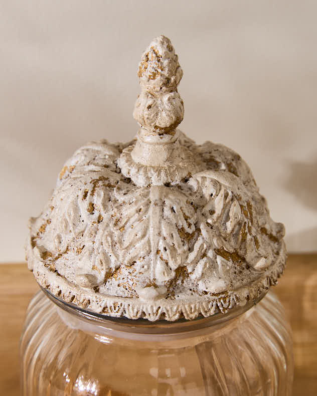Scrolled Lid Jar