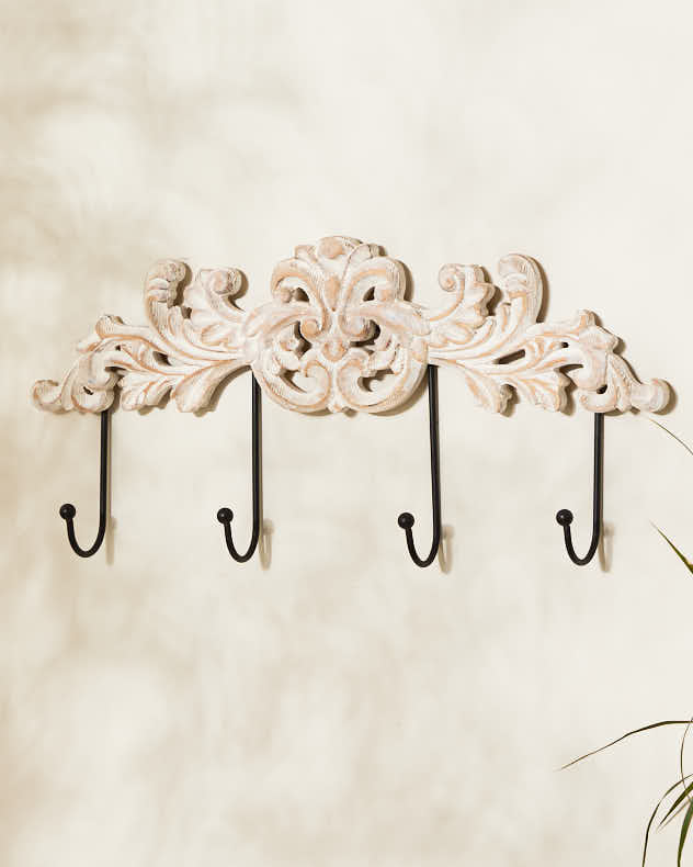 Baroque Four Peg Hook Board