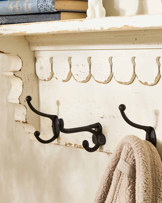 Neoclassical Shelf with Hooks