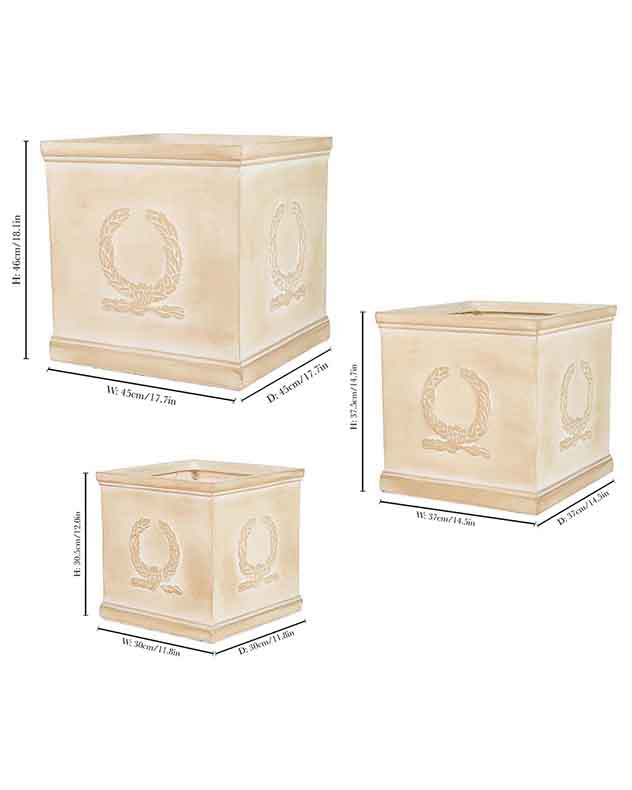 Castello Beige Planter Collection
