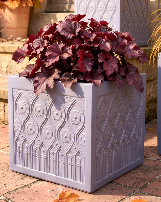 Siena Grey Embossed Planter Collection