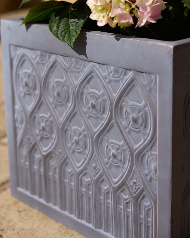 Siena Grey Embossed Planter Collection