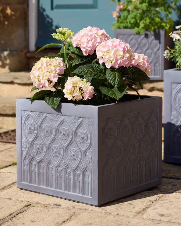 Siena Grey Embossed Planter Collection