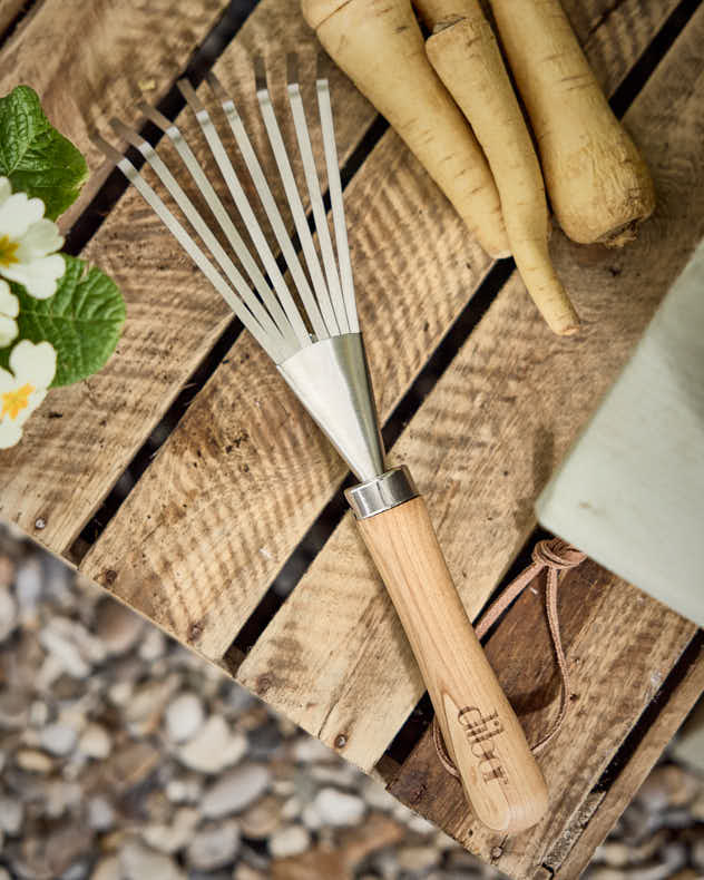 Garden Accessories Rake - Wooden Handled Garden Tools