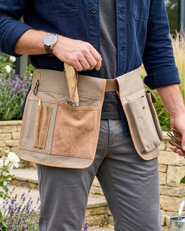 Garden Accessories S/2 Storage Bags - Khaki Gardening Accessories Gift Collection