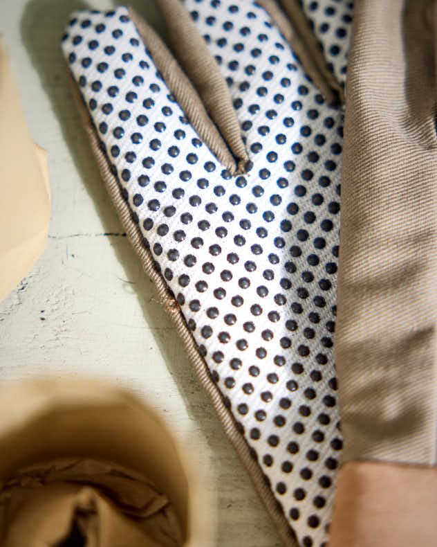 Khaki Gardening Gloves
