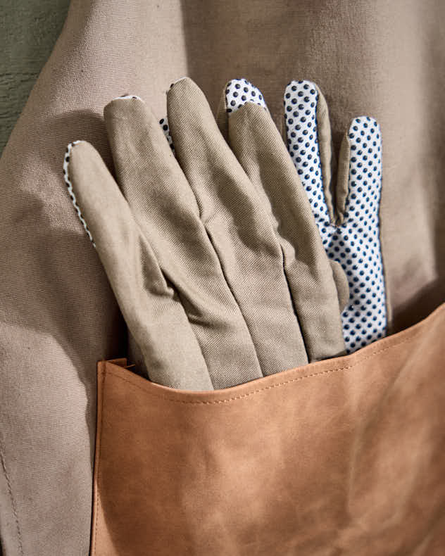 Khaki Gardening Gloves