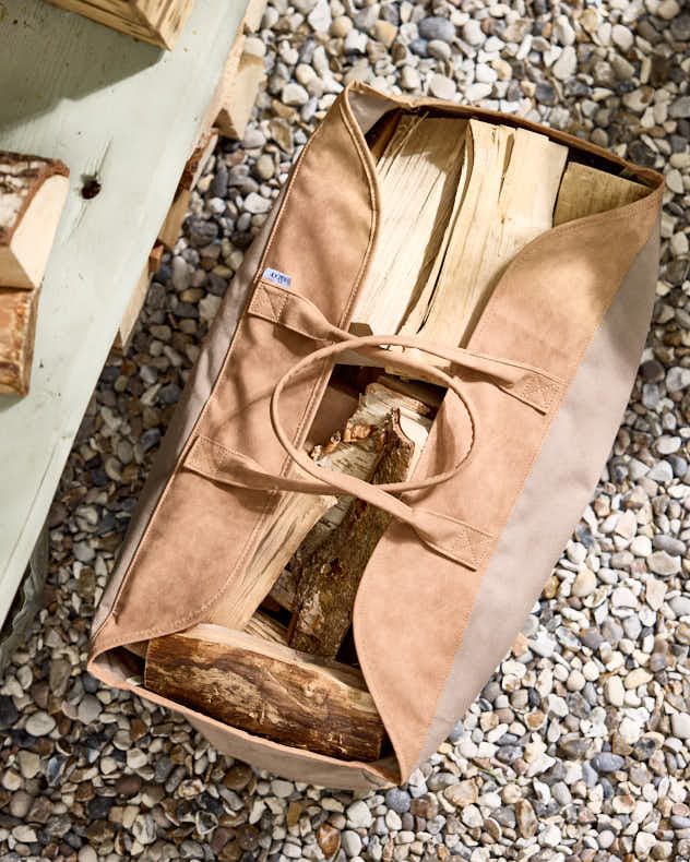 Large Khaki Log Bag