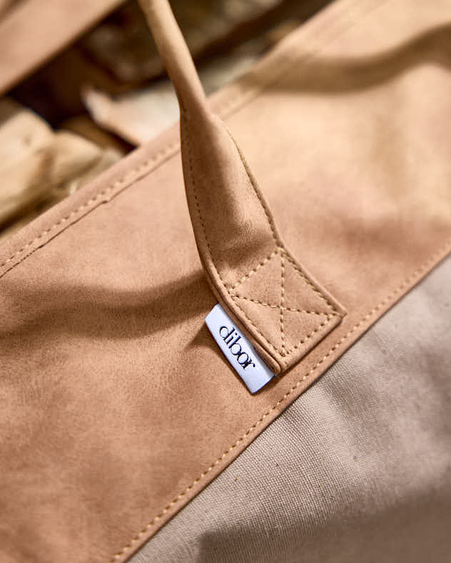 Large Khaki Log Bag