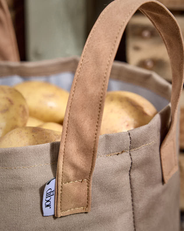 Set of 2 Khaki Garden Storage Bags