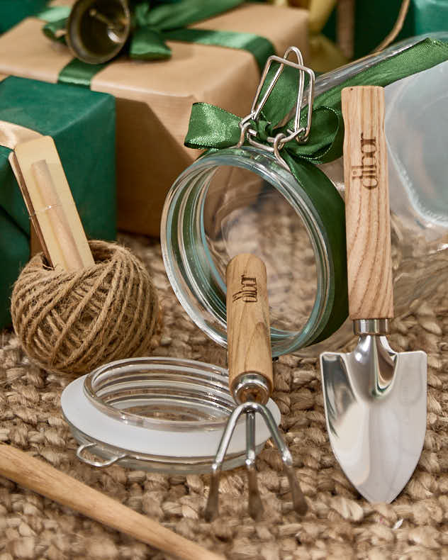 Gardeners Jar and Tools Gift Set