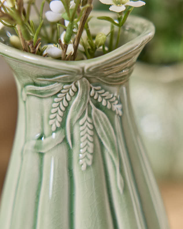 Vases - Kineton Sage Green Tall Vase
