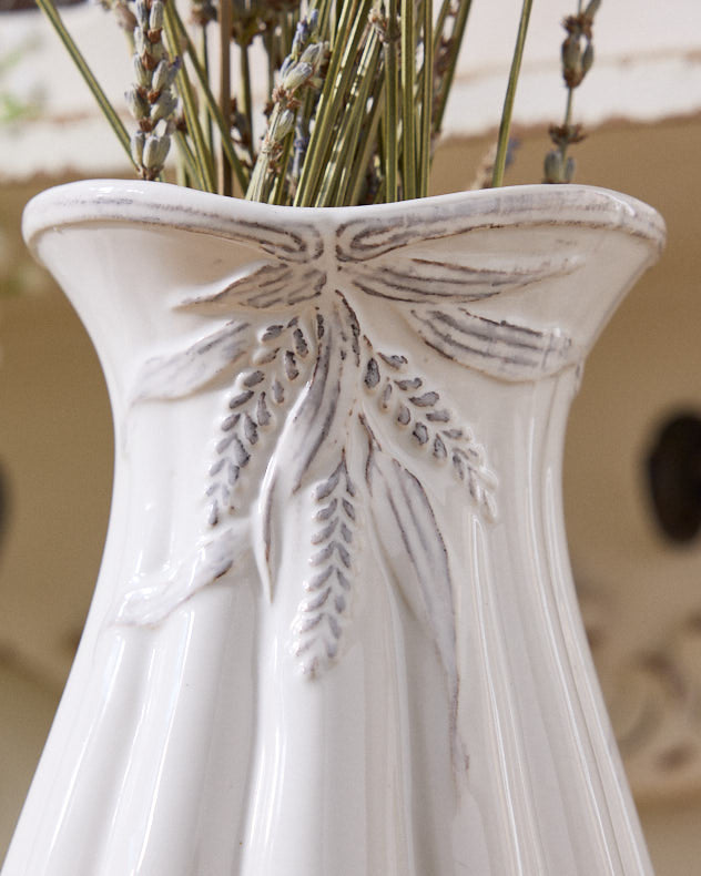 Radway White Tall Vase
