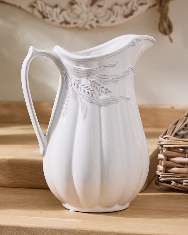 Vases - Radway White Pitcher Jug Vase