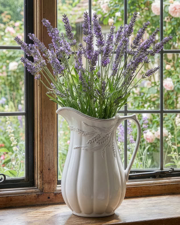White Ceramic Vases - Radway White Pitcher Jug Vase