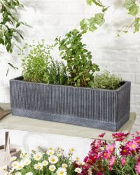Beautiful grey planter