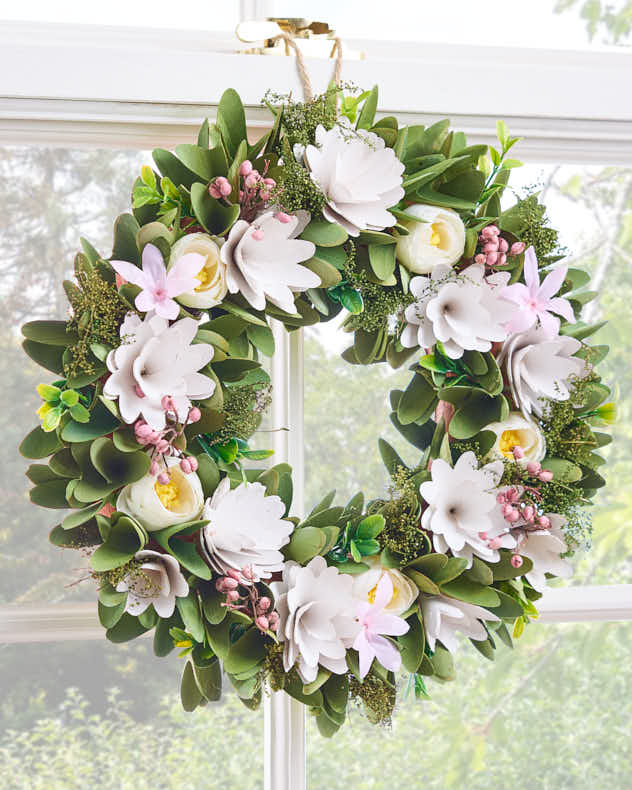 Sheringham Floral Wreath 34cm