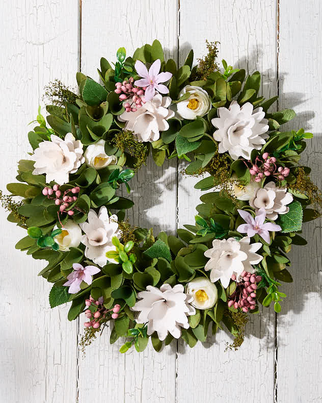 Sheringham Floral Wreath 34cm