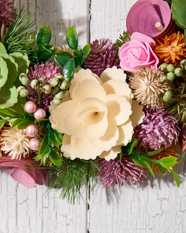 Personalised Alnwick Floral Wreath