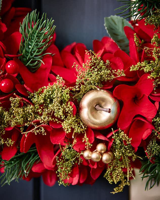 Grantham Floral Door Wreath 38cm