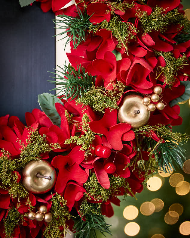 Grantham Floral Door Wreath 38cm