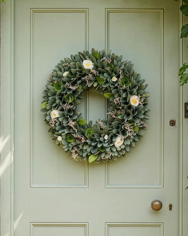 Stockbridge Floral Wreath 42cm