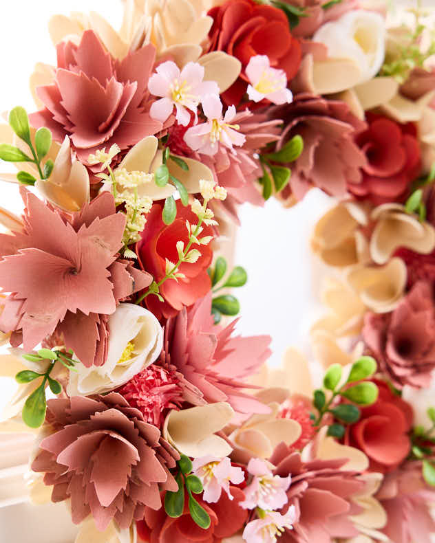 Woodhall Floral Wreath 35cm