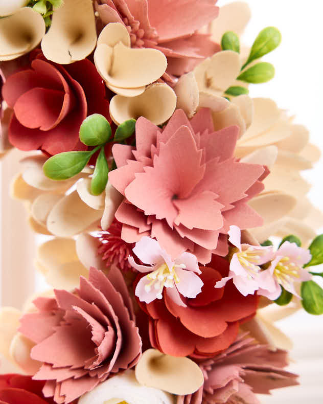 Woodhall Floral Wreath 35cm