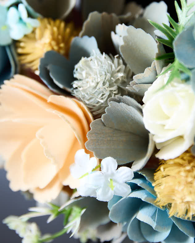 Personalised Ashbourne Floral Wreath 35cm