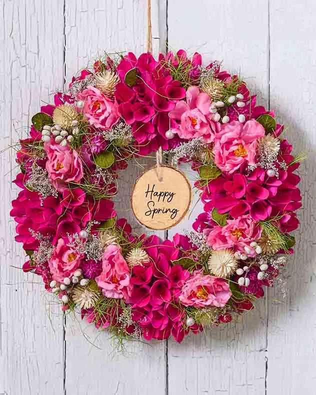 Personalised Winthorpe Floral Wreath 
