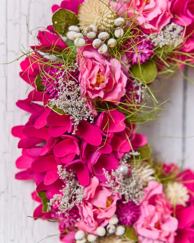 Personalised Winthorpe Floral Wreath 