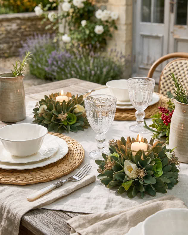 Candle Holders - S/2 Stockbridge Floral Candle Holders