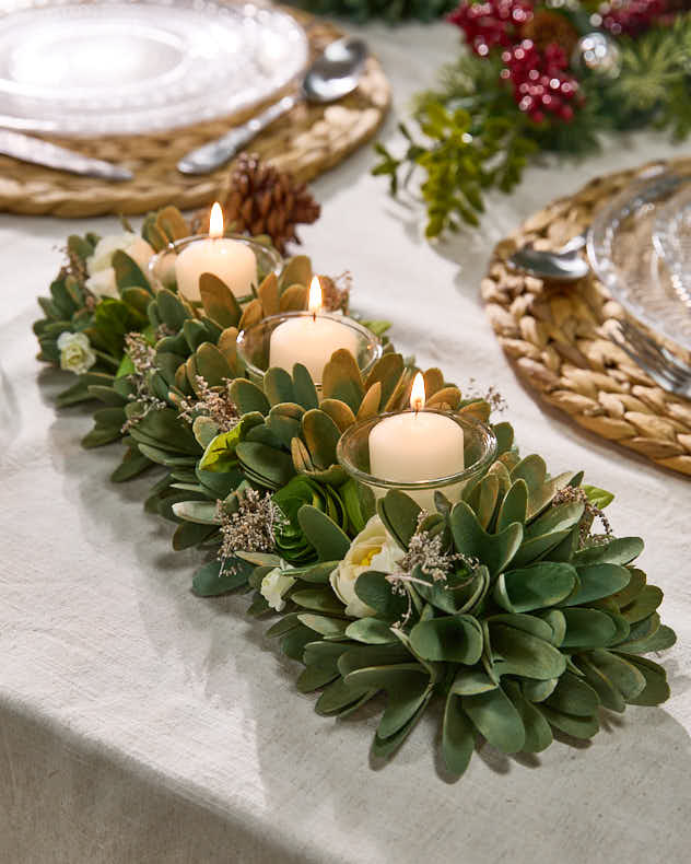 Bougeoir floral triple Stockbridge