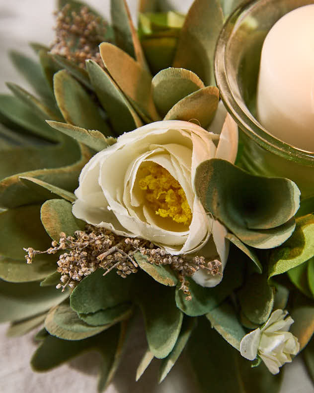 Bougeoir floral triple Stockbridge