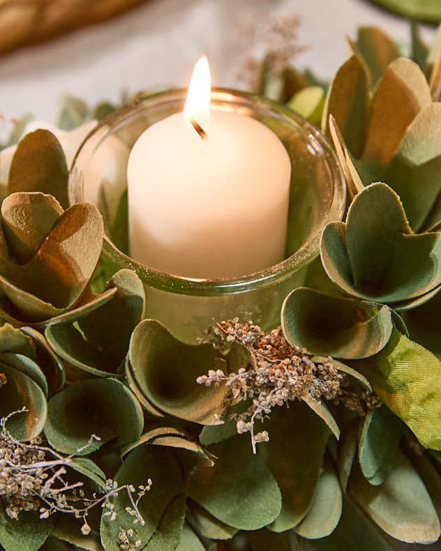 Bougeoir floral triple Stockbridge