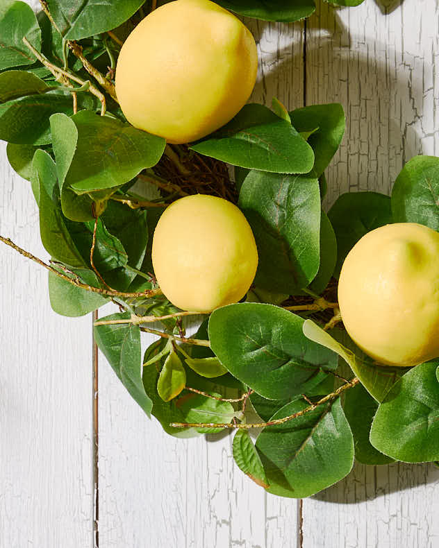Lemon Floral Wreath