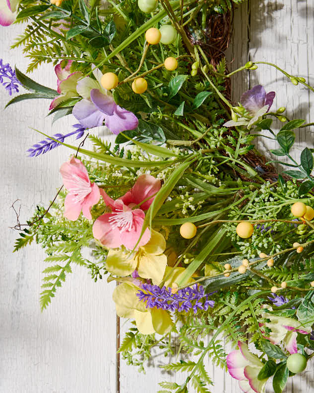 Wreaths - Hillington Wild Flower Wreath 60cm