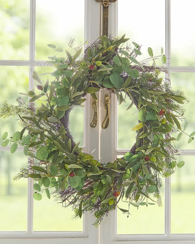 Olive Grove Spring Wreath