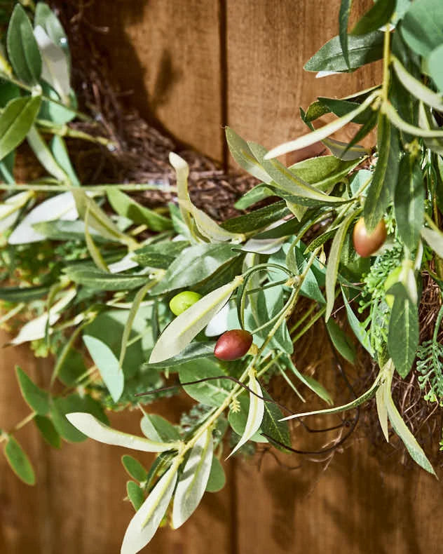 Olive Grove Spring Wreath