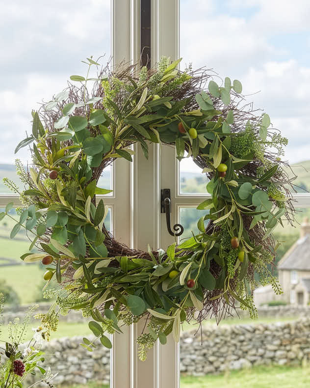 Olive Grove Wreath 60cm