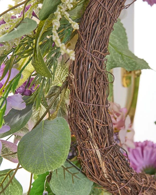 Morea Purple Floral Wreath