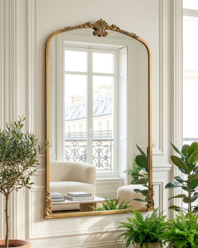 Mirror - Valence Ornate Tall Mirror 167cm x 87cm