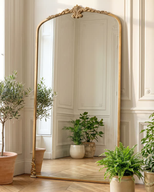 Mirror - Valence Ornate Tall Mirror 167cm x 87cm