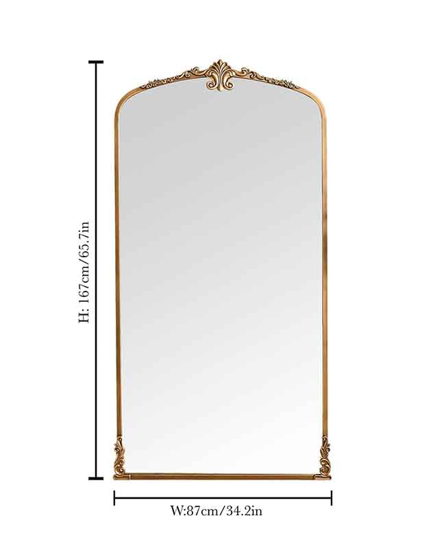 Mirror - Valence Ornate Tall Mirror 167cm x 87cm