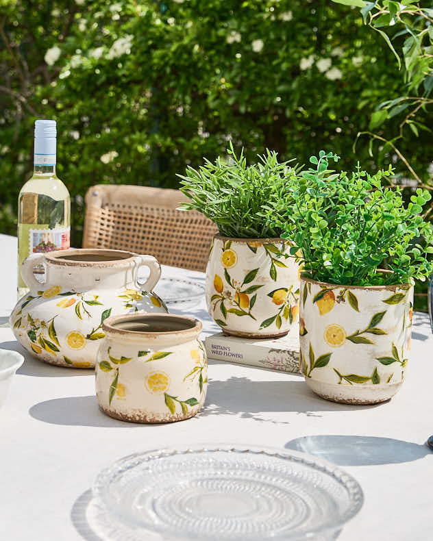 Ravello Lemon Planter Collection