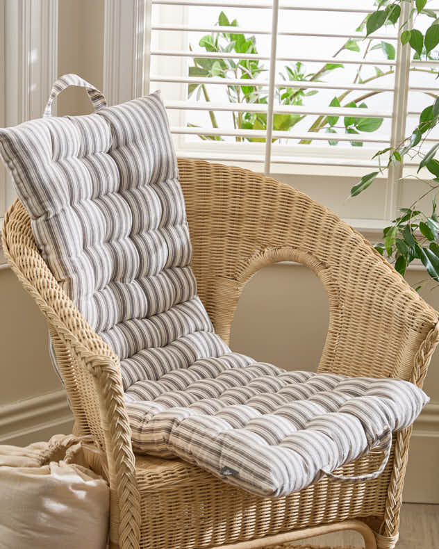 Pyreneés Grey Stripe Indoor Bench Mattress