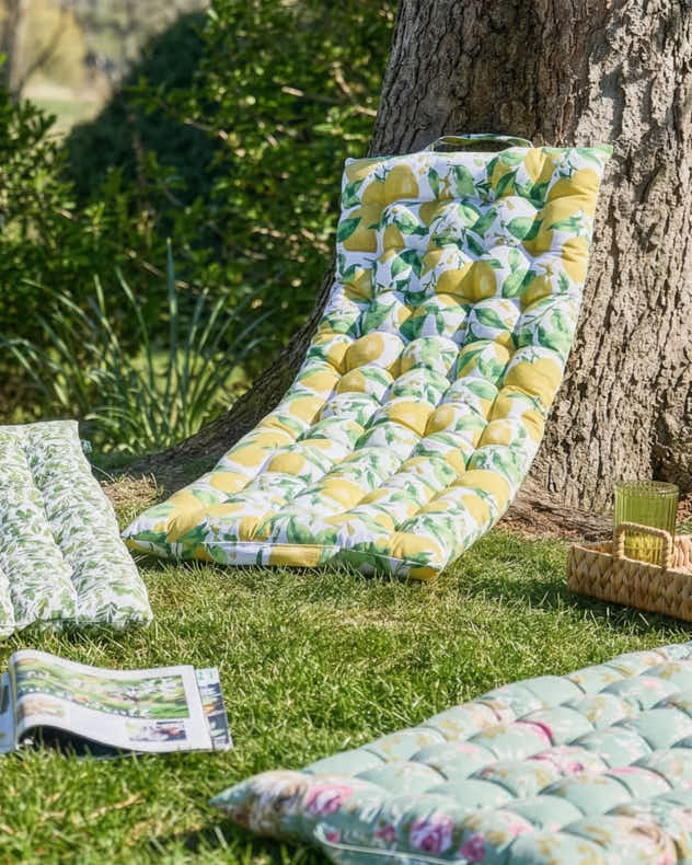 Long Outdoor Floor Cushion Collection