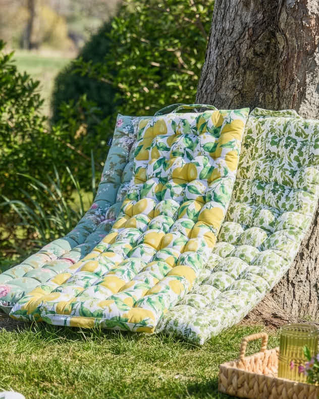Long Outdoor Floor Cushion Collection