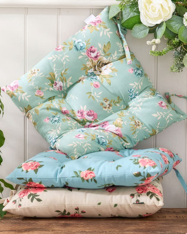 Indoor Floral Seat Pads Collection